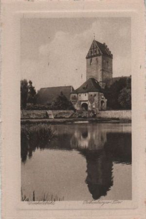 Dinkelsbühl - Rothenburger Tor - ca. 1950 Dinkelsbühl - Rothenburger Tor - ca. 1950