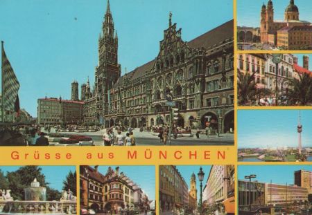 München - mit 8 Bildern - ca. 1980 München - mit 8 Bildern - ca. 1980