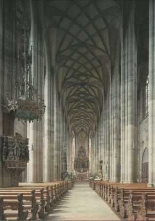 Dinkelsbühl - St. Georgskirche - ca. 1990 Dinkelsbühl - St. Georgskirche - ca. 1990