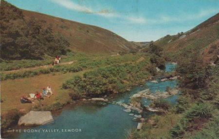 Großbritannien - Exmoor-Nationalpark - The Doone Valley - 1977 Großbritannien - Exmoor-Nationalpark - The Doone Valley - 1977
