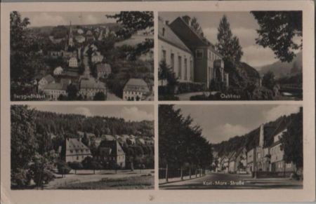 Berggießhübel - u.a. Ortsansicht - 1955 Berggießhübel - u.a. Ortsansicht - 1955