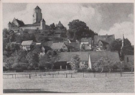 Hüttlingen-Niederalfingen - Burg - ca. 1960 Hüttlingen-Niederalfingen - Burg - ca. 1960