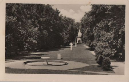 Neustrelitz - Blick in den Stadtpark - ca. 1955 Neustrelitz - Blick in den Stadtpark - ca. 1955