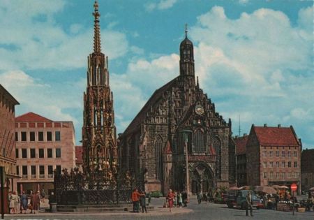 Nürnberg - Hauptmarkt - ca. 1970 Nürnberg - Hauptmarkt - ca. 1970
