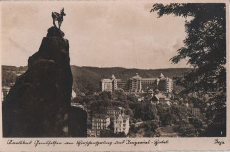 Karlsbad - Gamsfelsen - ca. 1950 Karlsbad - Gamsfelsen - ca. 1950