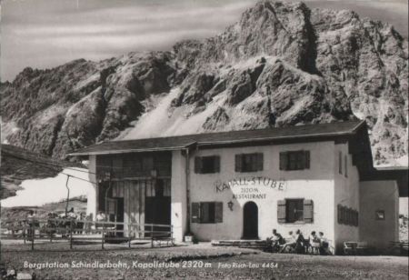 Österreich - St. Anton - Schindlerbahn, Kapallstube - 1969 Österreich - St. Anton - Schindlerbahn, Kapallstube - 1969