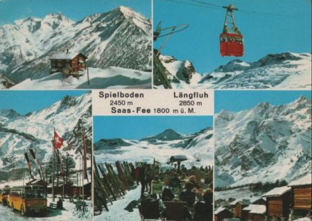 Schweiz - Saas-Fee - ca. 1975 Schweiz - Saas-Fee - ca. 1975