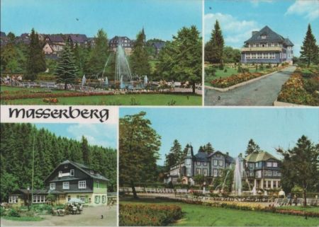 Masserberg - u.a. Kurpark - ca. 1975 Masserberg - u.a. Kurpark - ca. 1975