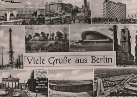 Berlin, Westteil - u.a. Olympia-Stadion - 1965 Berlin, Westteil - u.a. Olympia-Stadion - 1965
