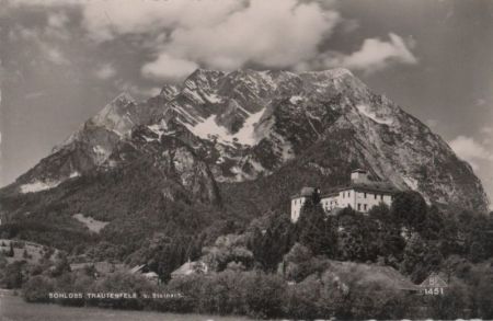 Österreich - Trautenfels - Schloss - 1954 Österreich - Trautenfels - Schloss - 1954