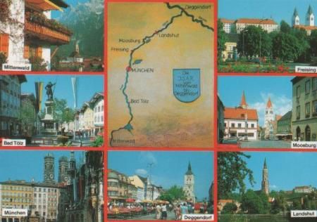 Isar von Mittenwald bis Deggendorf - ca. 1995 Isar von Mittenwald bis Deggendorf - ca. 1995