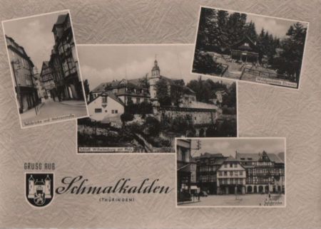 Schmalkalden - u.a. Waldgaststätte Ehrental - 1960 Schmalkalden - u.a. Waldgaststätte Ehrental - 1960