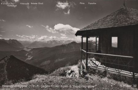 Herzogstand - Gipfel - ca. 1960 Herzogstand - Gipfel - ca. 1960