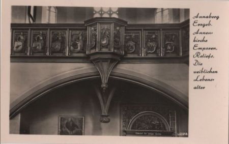 Annberg - Annenkirche, Emore, Relief - 1956 Annberg - Annenkirche, Emore, Relief - 1956