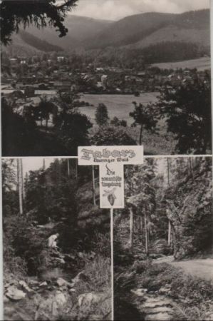 Tabarz - 3 Teilbilder - 1957 Tabarz - 3 Teilbilder - 1957