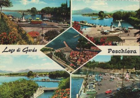 Italien - Peschiera - mit 5 Bildern - ca. 1970 Italien - Peschiera - mit 5 Bildern - ca. 1970