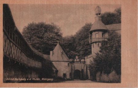 Lunzenau-Rochsburg - Schloß, Wehrgang Lunzenau-Rochsburg - Schloß, Wehrgang