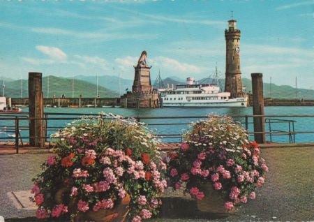 Lindau - Hafeneinfahrt - 1966 Lindau - Hafeneinfahrt - 1966