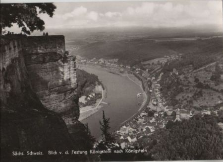 Königstein - Blick von der Festung - 2968 Königstein - Blick von der Festung - 2968