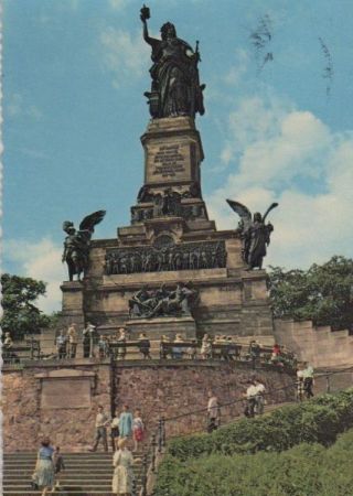 Rüdesheim, Niederwalddenkmal - 1960 Rüdesheim, Niederwalddenkmal - 1960