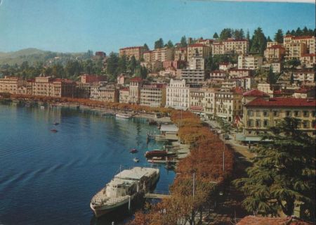 Schweiz - Lugano - Il lungolago - 1968 Schweiz - Lugano - Il lungolago - 1968