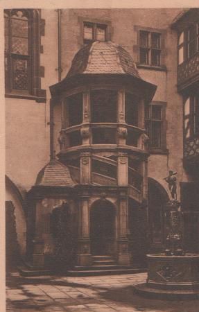 Frankfurt - Treppe im Haus Limpurg - ca. 1935 Frankfurt - Treppe im Haus Limpurg - ca. 1935