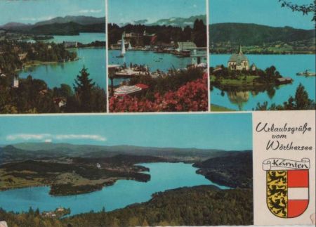 Wörthersee - mit 4 Bildern - 1976 Wörthersee - mit 4 Bildern - 1976