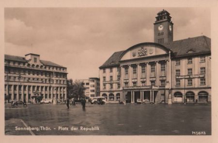 Sonneberg - Platz der Republik Sonneberg - Platz der Republik