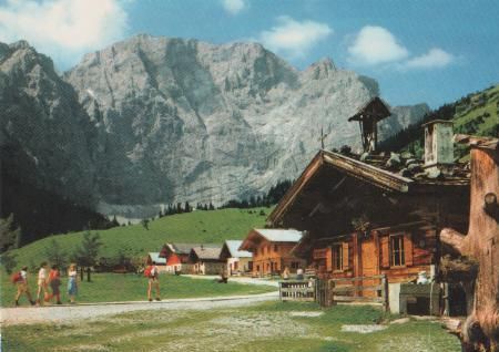 Österreich - Eng-Alm - Eng-Almen am Ahornboden - 1980 Österreich - Eng-Alm - Eng-Almen am Ahornboden - 1980