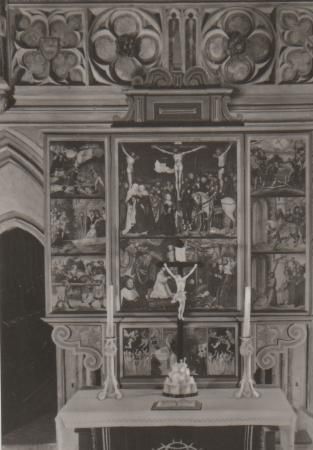 Meißen - Dom - Kreuzaltar - ca. 1985 Meißen - Dom - Kreuzaltar - ca. 1985