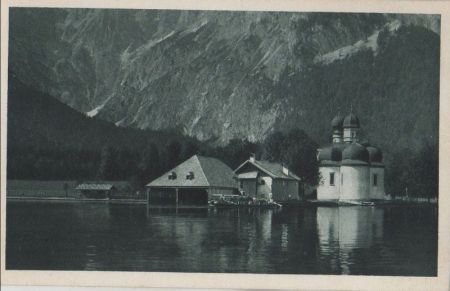 Königssee - St. Bartholomä - ca. 1950 Königssee - St. Bartholomä - ca. 1950
