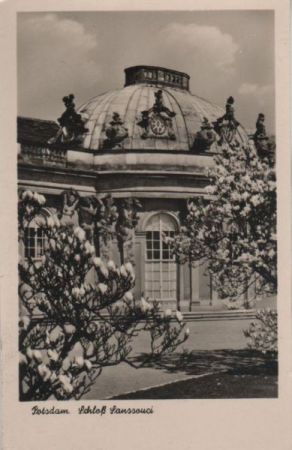 Potsdam - Schloß Sanssouci - ca. 1955 Potsdam - Schloß Sanssouci - ca. 1955