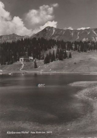 Österreich - Körbersee - nit Hotel - 1956 Österreich - Körbersee - nit Hotel - 1956