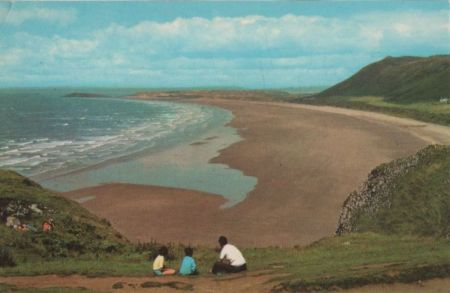 Großbritannien - Gower - Rhossili Bay - ca. 1970 Großbritannien - Gower - Rhossili Bay - ca. 1970