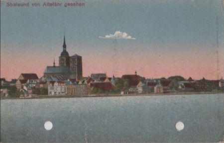 Stralsund - von Altefähr gesehen - ca. 1925 Stralsund - von Altefähr gesehen - ca. 1925
