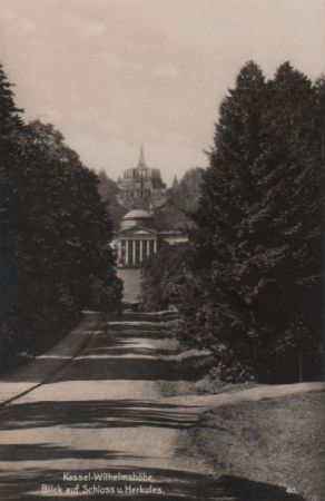 Kassel-Wilhelmshöhe - Schloss und Herkules - 1930 Kassel-Wilhelmshöhe - Schloss und Herkules - 1930