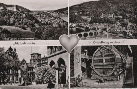 Heidelberg - u.a. Das große Faß - 1964 Heidelberg - u.a. Das große Faß - 1964