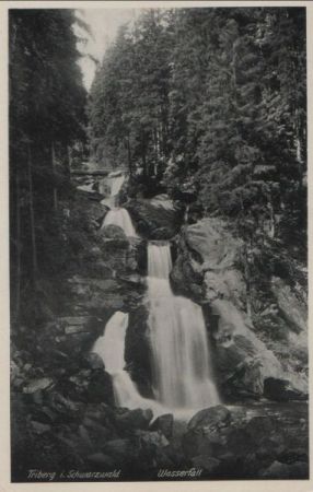 Triberg - Wasserfall - ca. 1955 Triberg - Wasserfall - ca. 1955