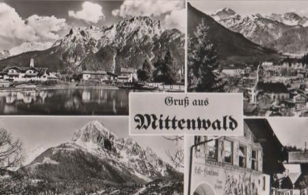 Gruß aus Mittenwald - 1960 Gruß aus Mittenwald - 1960