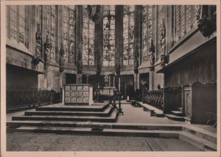 Aachen - Dom, Hoch-Chor - 1951 Aachen - Dom, Hoch-Chor - 1951