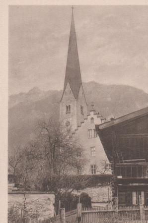 Garmisch-Partenkirchen - Alte Pfarrfirche - ca. 1955 Garmisch-Partenkirchen - Alte Pfarrfirche - ca. 1955