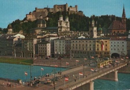 Österreich - Salzburg - Staatsbrücke - ca. 1980 Österreich - Salzburg - Staatsbrücke - ca. 1980