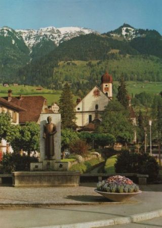Schweiz - Sachseln - Bruderklausenbrunnen - ca. 1985 Schweiz - Sachseln - Bruderklausenbrunnen - ca. 1985