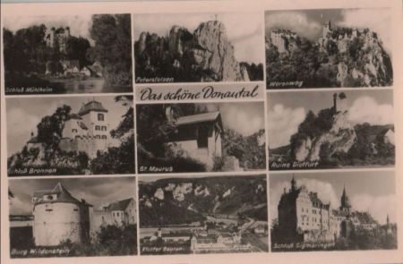 Donau - u.a. Werenwag - ca. 1955 Donau - u.a. Werenwag - ca. 1955