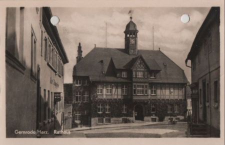 Gernrode - Rathaus - 1956 Gernrode - Rathaus - 1956