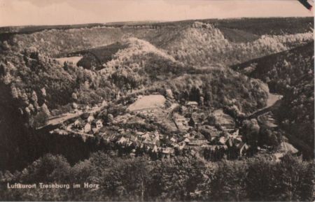 Treseburg - Ansicht von oben Treseburg - Ansicht von oben