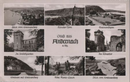 Andernach - u.a. Rheinanlagen - ca. 1960 Andernach - u.a. Rheinanlagen - ca. 1960