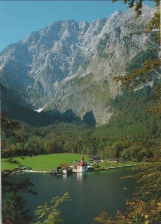 Königssee - mit Sankt Bartholomä - ca. 1990 Königssee - mit Sankt Bartholomä - ca. 1990