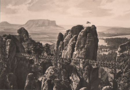 Sächsische Schweiz - Basteibrücke - 1969 Sächsische Schweiz - Basteibrücke - 1969