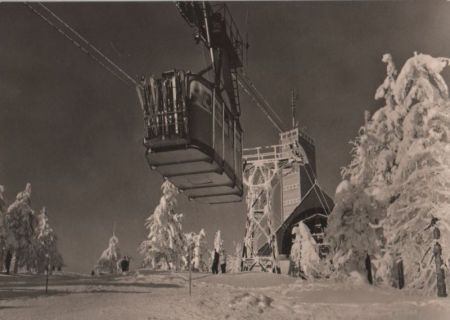 Oberwiesenthal - Bergstation der Drahtseilbahn - 1973 Oberwiesenthal - Bergstation der Drahtseilbahn - 1973